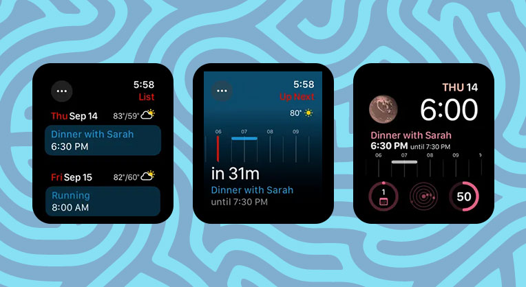 Best Apple Watch Apps for health: Fantastical Calendar